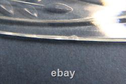 10 English Cut Glass Emulating Rock Crystal 8.75 inch Plates Early 20 Century