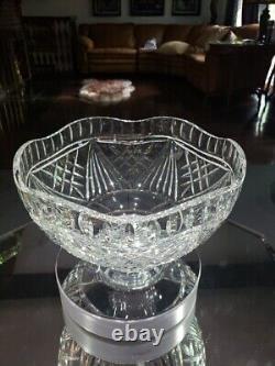 10 Footed Centerpiece Bowl- Waterford Signed Cut Glass Crystal Voyage of Hope