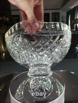 10 Footed Centerpiece Bowl- Waterford Signed Cut Glass Crystal Voyage of Hope