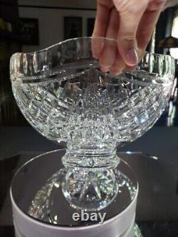 10 Footed Centerpiece Bowl- Waterford Signed Cut Glass Crystal Voyage of Hope
