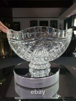 10 Footed Centerpiece Bowl- Waterford Signed Cut Glass Crystal Voyage of Hope