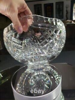 10 Footed Centerpiece Bowl- Waterford Signed Cut Glass Crystal Voyage of Hope