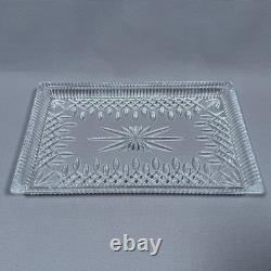 11/7/1 Waterford Clear Crystal Glass Lismore Rectangular Sandwich Tray