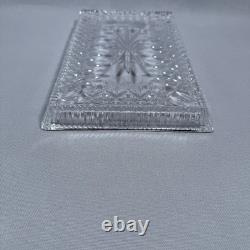 11/7/1 Waterford Clear Crystal Glass Lismore Rectangular Sandwich Tray