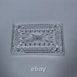 11/7/1 Waterford Clear Crystal Glass Lismore Rectangular Sandwich Tray