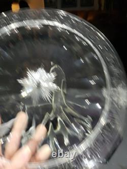 11 Platter Tray American brilliant cut glass crystal Hawkes Flutes & Greek Key