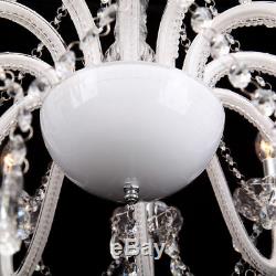 12 Arms White K9 Crystal Cut Glass Large Chandelier Pendant Ceiling Wedding US