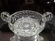 12 Caboret Two Handled Bowl -Antique American Brilliant Cut Glass Crystal nice
