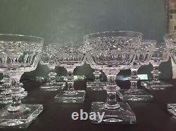 12 Champagne Sherbet Glasses American Brilliant Cut Crystal Pairpoint Gloucester