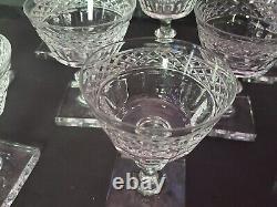 12 Champagne Sherbet Glasses American Brilliant Cut Crystal Pairpoint Gloucester