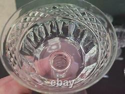12 Champagne Sherbet Glasses American Brilliant Cut Crystal Pairpoint Gloucester