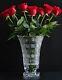 12 Exclusive Crystal Glass Flower Vase, Bohemia Crystal Hand Cut Queen Lace