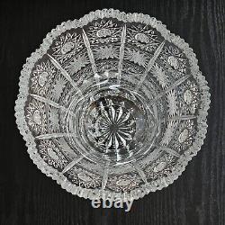 12 Exclusive Crystal Glass Flower Vase, Bohemia Crystal Hand Cut Queen Lace
