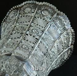 12 Exclusive Crystal Glass Flower Vase, Bohemia Crystal Hand Cut Queen Lace