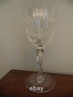 12 Fine Elegant Cut Crystal Diamond Bowl Air Bubble Stems Claret Wine Goblets
