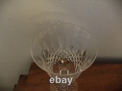 12 Fine Elegant Cut Crystal Diamond Bowl Air Bubble Stems Claret Wine Goblets