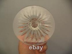 12 Fine Elegant Cut Crystal Diamond Bowl Air Bubble Stems Claret Wine Goblets