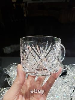 12 Rare Punch Cups American Brilliant Period Cut Glass Crystal Libbey Harvard