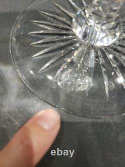 12 Trumpet Vase American Brilliant Cut Glass Crystal Signed Sinclaire Rose