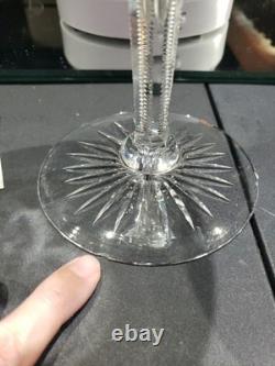 12 Trumpet Vase American Brilliant Cut Glass Crystal Signed Sinclaire Rose