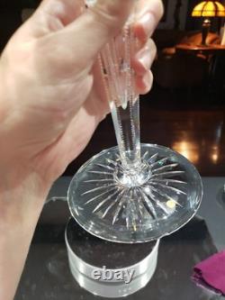 12 Trumpet Vase American Brilliant Cut Glass Crystal Signed Sinclaire Rose