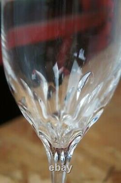 12 Vintage Gorham Cut Crystal Diamond Stemware Wine Water Goblets Glasses 7.5
