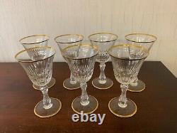 12 Water Glasses Lozère Model Cut Crystal from Saint Louis (Price per Unit)