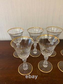 12 Water Glasses Lozère Model Cut Crystal from Saint Louis (Price per Unit)