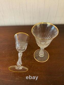 12 Water Glasses Lozère Model Cut Crystal from Saint Louis (Price per Unit)