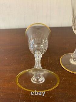 12 Water Glasses Lozère Model Cut Crystal from Saint Louis (Price per Unit)