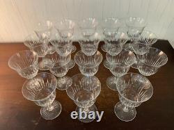 18 Cut Crystal Water Glasses Daum (Price Per Unit)