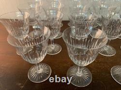 18 Cut Crystal Water Glasses Daum (Price Per Unit)
