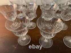 18 Cut Crystal Water Glasses Daum (Price Per Unit)
