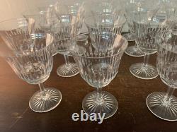 18 Cut Crystal Water Glasses Daum (Price Per Unit)