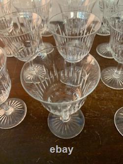 18 Cut Crystal Water Glasses Daum (Price Per Unit)