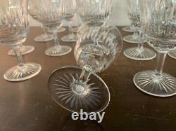 18 Cut Crystal Water Glasses Daum (Price Per Unit)