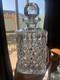 1 Czechoslovakia Lead Crystal Decanter with Stopper Hand Cut Square 3 Available