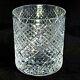 1 (One) FABERGÉ WAFFLE Cut Lead Crystal DBL Old Fashioned Glass-DISCONTINUED