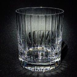 1 (One) SASAKI ELLESSEE Cut Crystal Double Old Fashioned Glass-RETIRED