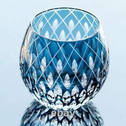 1 Set Round 5Colors Whiskey Glasses Japanese Edo Kiriko Hand Cut To Crystal 11oz