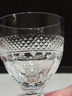 1- St Louis France TRIANON Cut Crystal 5.5 Continental Wine Water Glass