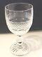 1- St Louis France TRIANON Cut Crystal 8 Water Glass Very Rare