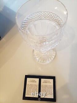 1- St Louis France TRIANON Cut Crystal 8 Water Glass Very Rare