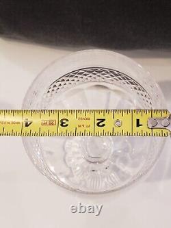 1- St Louis France TRIANON Cut Crystal 8 Water Glass Very Rare
