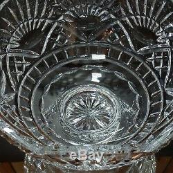 1 WATERFORD AMERICA'S HERITAGE Cut Lead Crystal Benjamin Franklin Liberty Bowl
