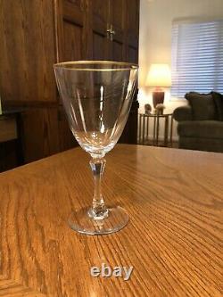 24 Piece Lenox Mansfield Crystal Gold Trimmed Stemware