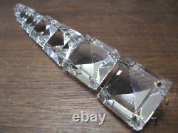 27 pc Vintage 7 Long Cut Crystal Prisms for Sconces Lusters Lamps Chandelier