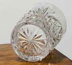 2 Antique American Brilliant Period Cut Crystal Whiskey Glasses Discontinued