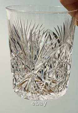 2 Antique American Brilliant Period Cut Crystal Whiskey Glasses Discontinued 2 Antique American Brilliant Period Cut Crystal Whiskey Glasses Discontinued