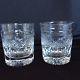 2 Cumbria Crystal Grasmere Hand Cut Old Fashioned Whisky Tumblers James Bond
